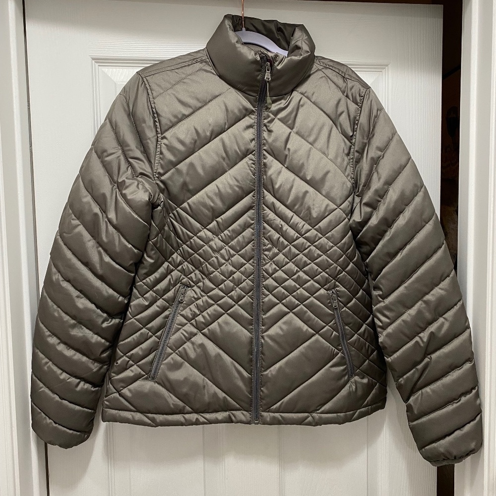 Tek Gear Jacket, Size M,‎ Silver/Brown, Light-weight Jacket